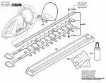 Bosch 0 600 841 003 Ahs 40 Hedge Trimmer 230 V / Eu Spare Parts